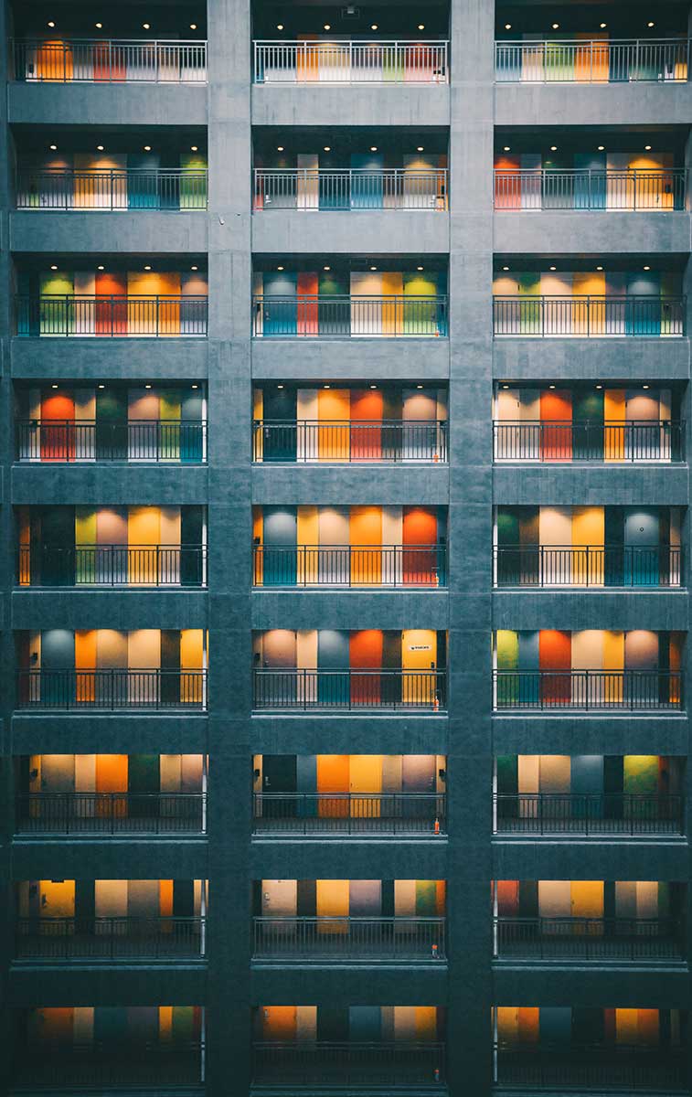 Colorful doors